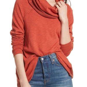Free People cowl neck sweater